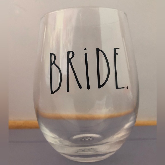 Rae Dunn BRIDE & GROOM Wine Glass Set - Picture 3 of 5